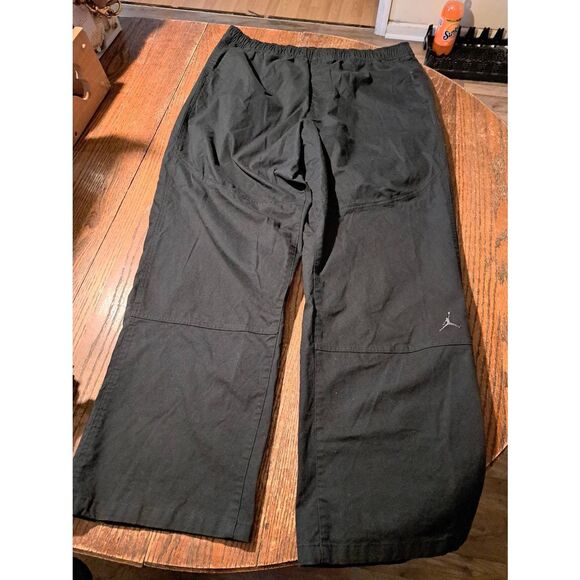 Jordan Basketball Pants XXL Black Cotton Spandex Unisex Drawstring Elastic - Picture 1 of 4